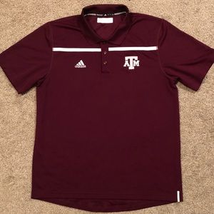 Texas A&M Aggies Adidas Climalite Polo Shirt